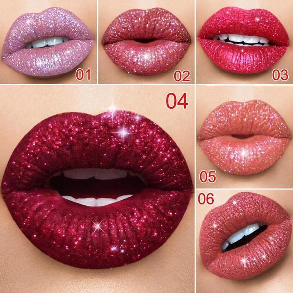 GLITTER WATERPROOF LONG LASTING LIP GLOSS