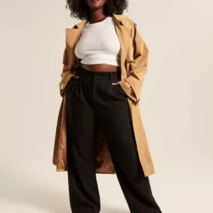 High Waist Tailored Wide Leg Pants