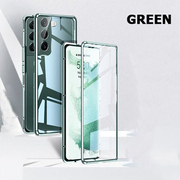 Hot Sale - Magnetic Tempered Glass Double-sided Phone Case For Samsung