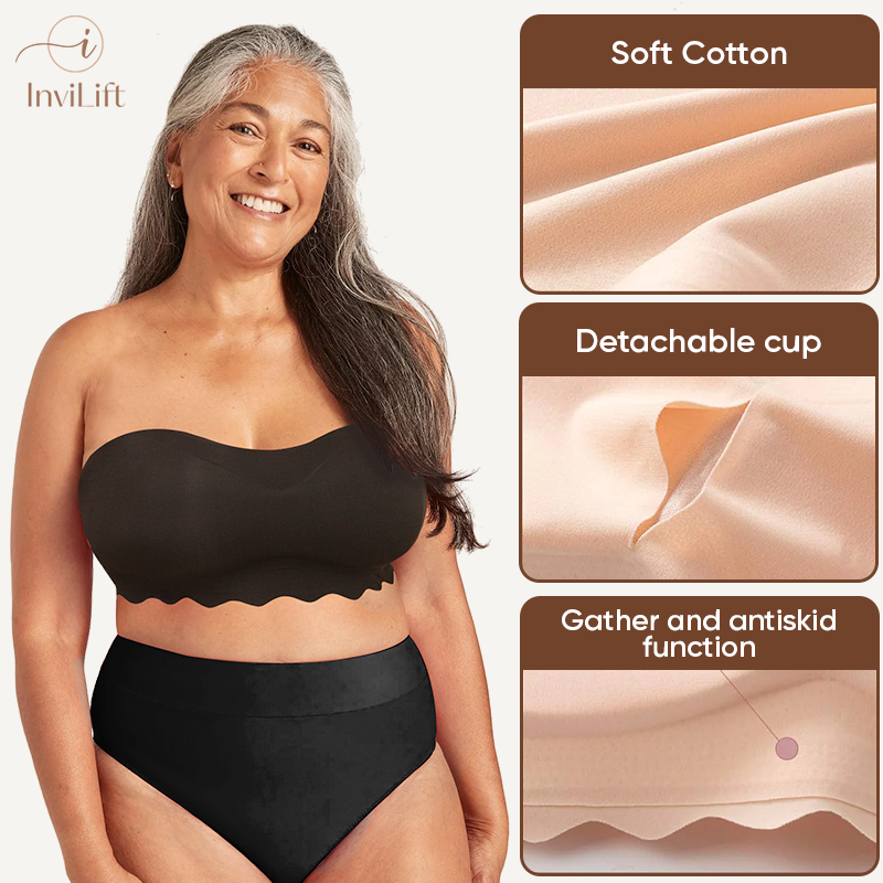 InviLift - Plus size Sexy Strapless Invisible Push Up Bra