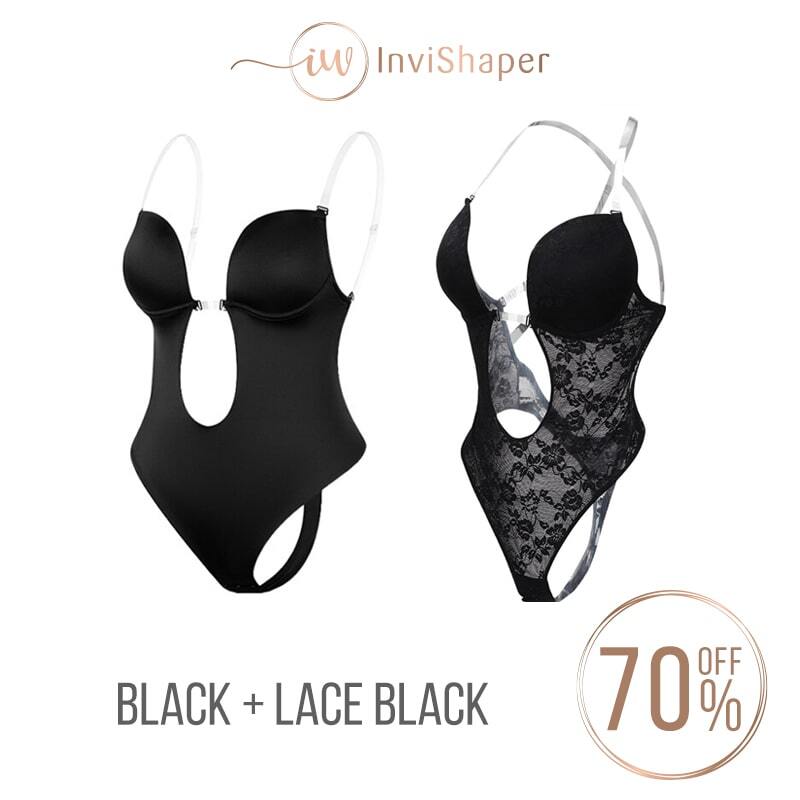 InviShaper Plunge Backless Body Shaper Bra Lulunami