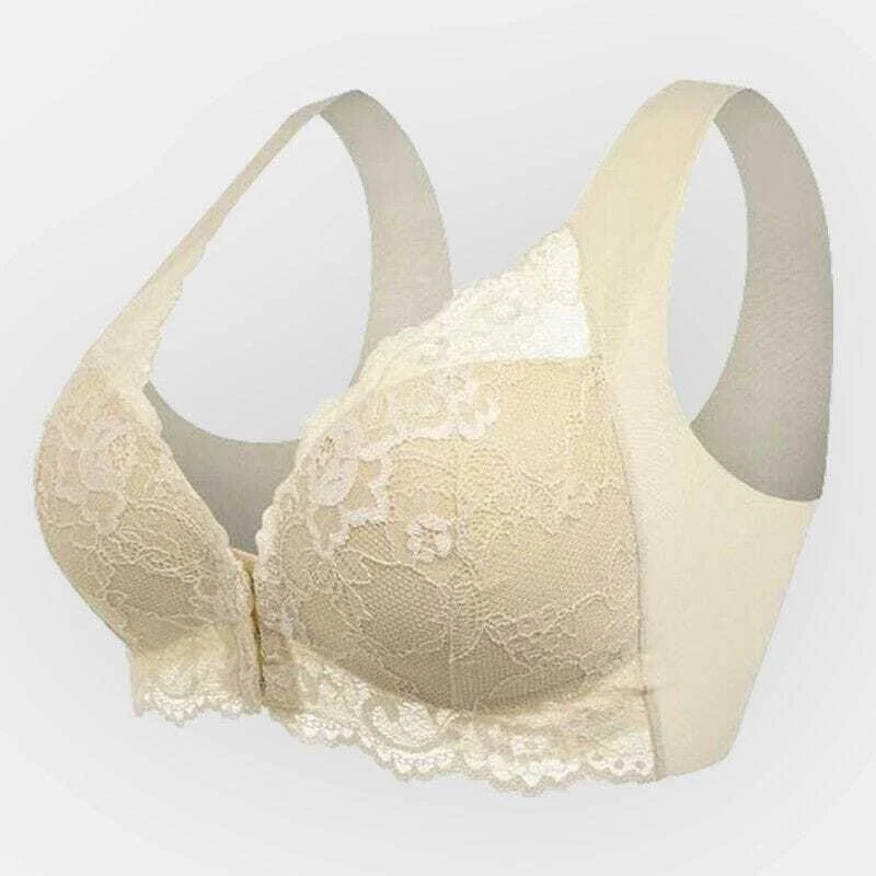 LAST DAY 45% OFF - Front Closure 5D Shaping Push Up Bra - Seamless, Beauty Back, Comfy