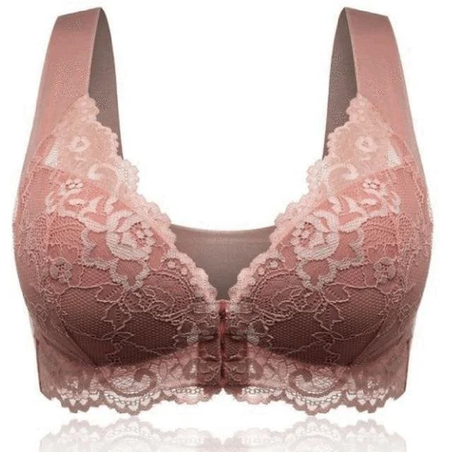 LAST DAY 45% OFF - Front Closure 5D Shaping Push Up Bra - Seamless, Beauty Back, Comfy