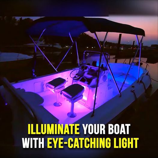 Last Day 49% Off - Multicolour Underwater LED Boat Light