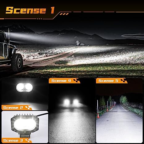 Last Day 50% Off - Motorcycle Driving Light LED Auxiliary Light (Set 2Pcs)