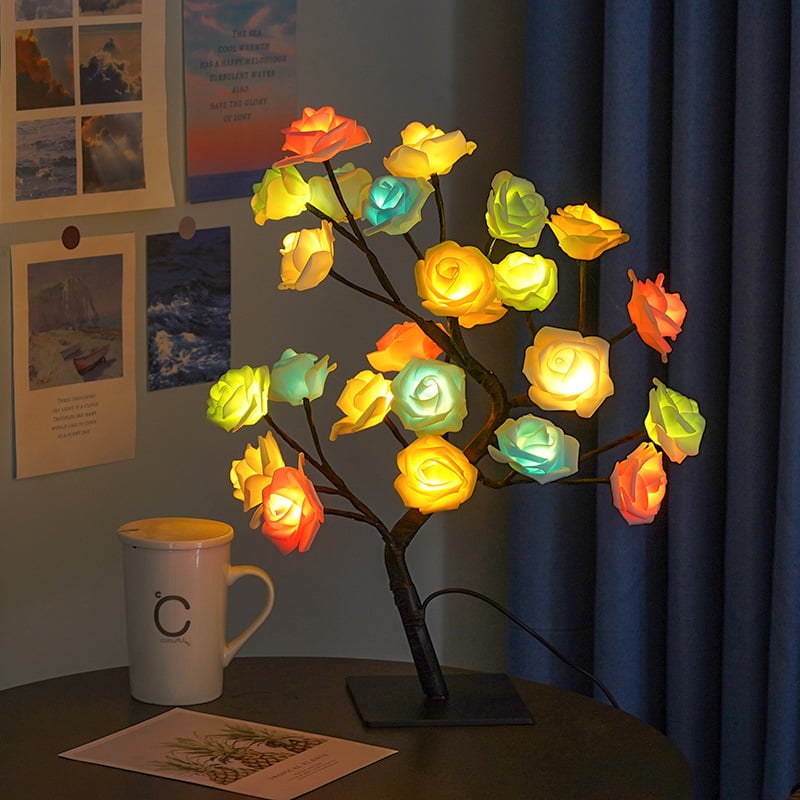 Last Day 70% OFF - Forever Rose Tree Lamp