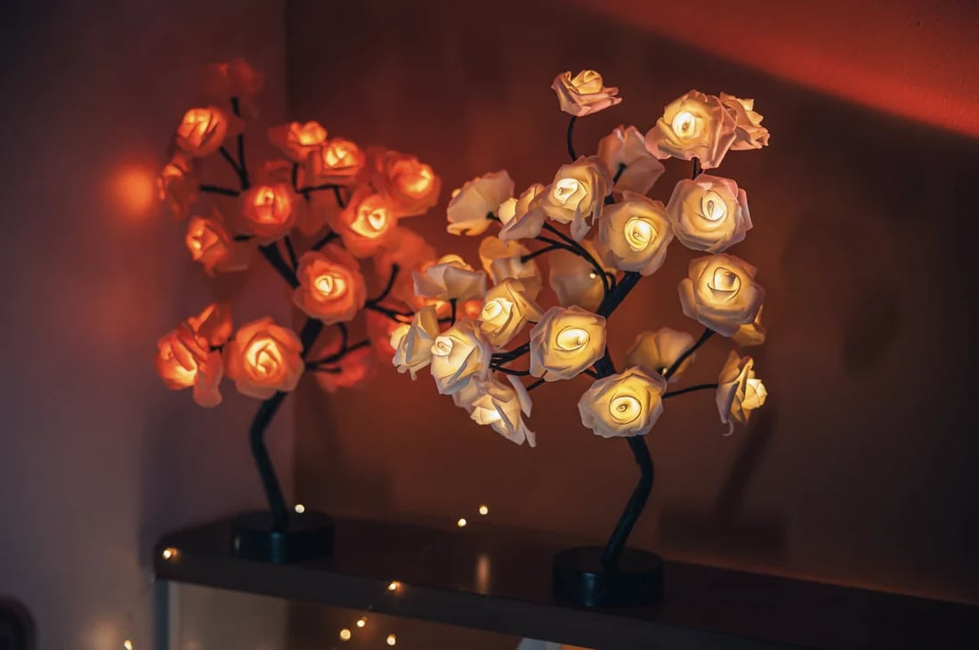 Last Day 70% OFF - Forever Rose Tree Lamp