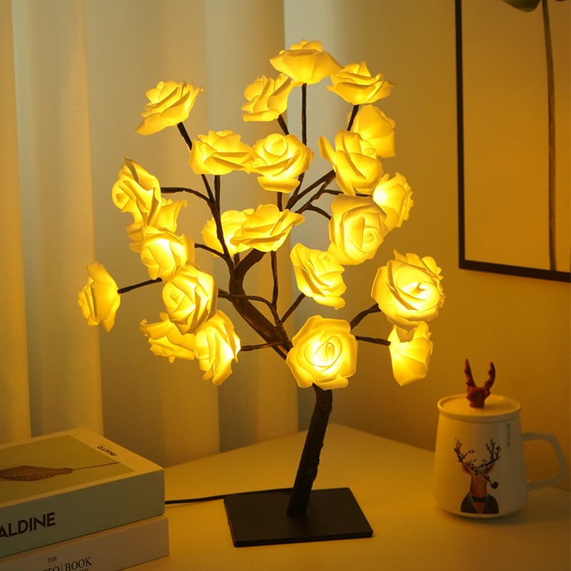 Last Day 70% OFF – Forever Rose Tree Lamp