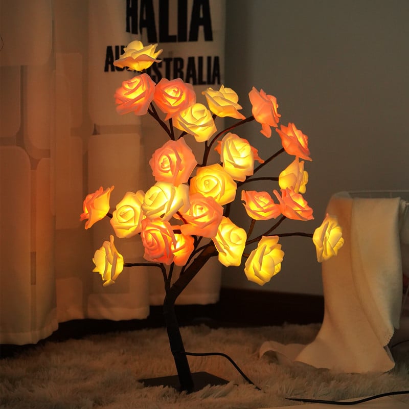 Last Day 70% OFF - Forever Rose Tree Lamp