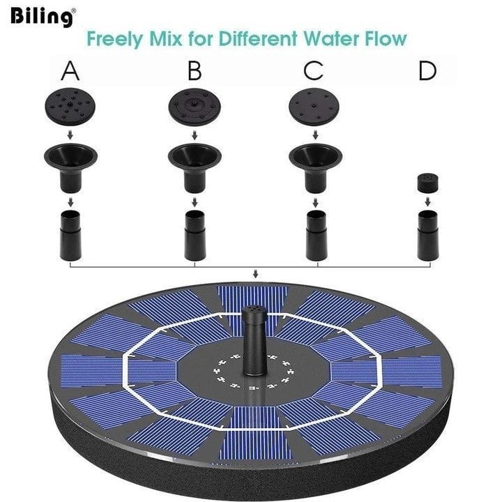 Last Day 75% OFF - Solar-Powered Bird Fountain Kit