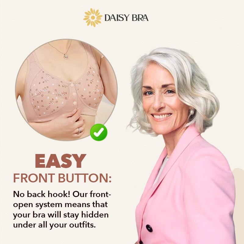 Last Day 80% OFF - Comfortable & Convenient Front Button Bra