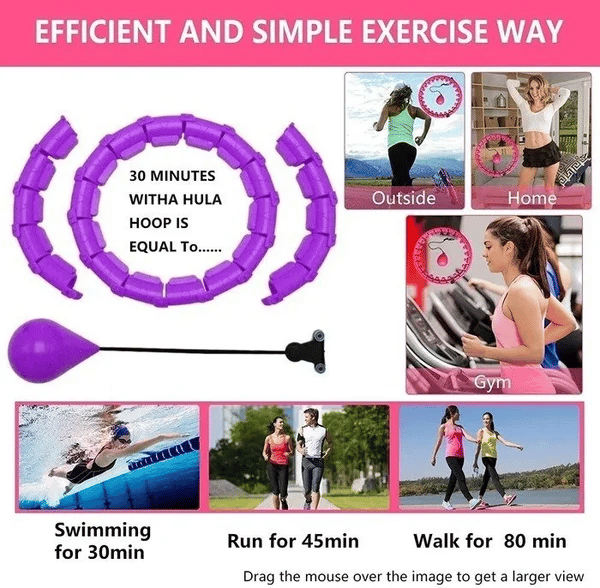 (Last Day OFF 50%) Hula Hoop Home Training Weight - LossFast fat burning