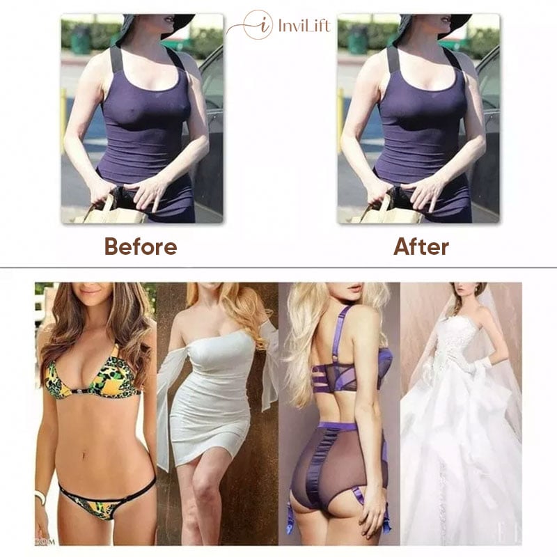 Last Day Promotion 49% 0ff - Plus size Sexy Strapless Invisible Push Up Bra