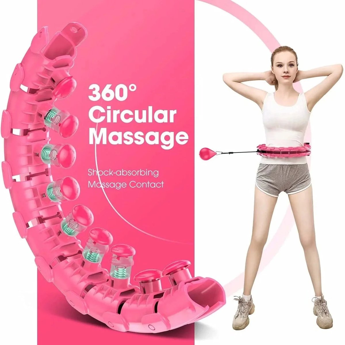 Last Day Promotion 49% OFF - Fitness Hoop Home Training Weight- LossFast fat burning