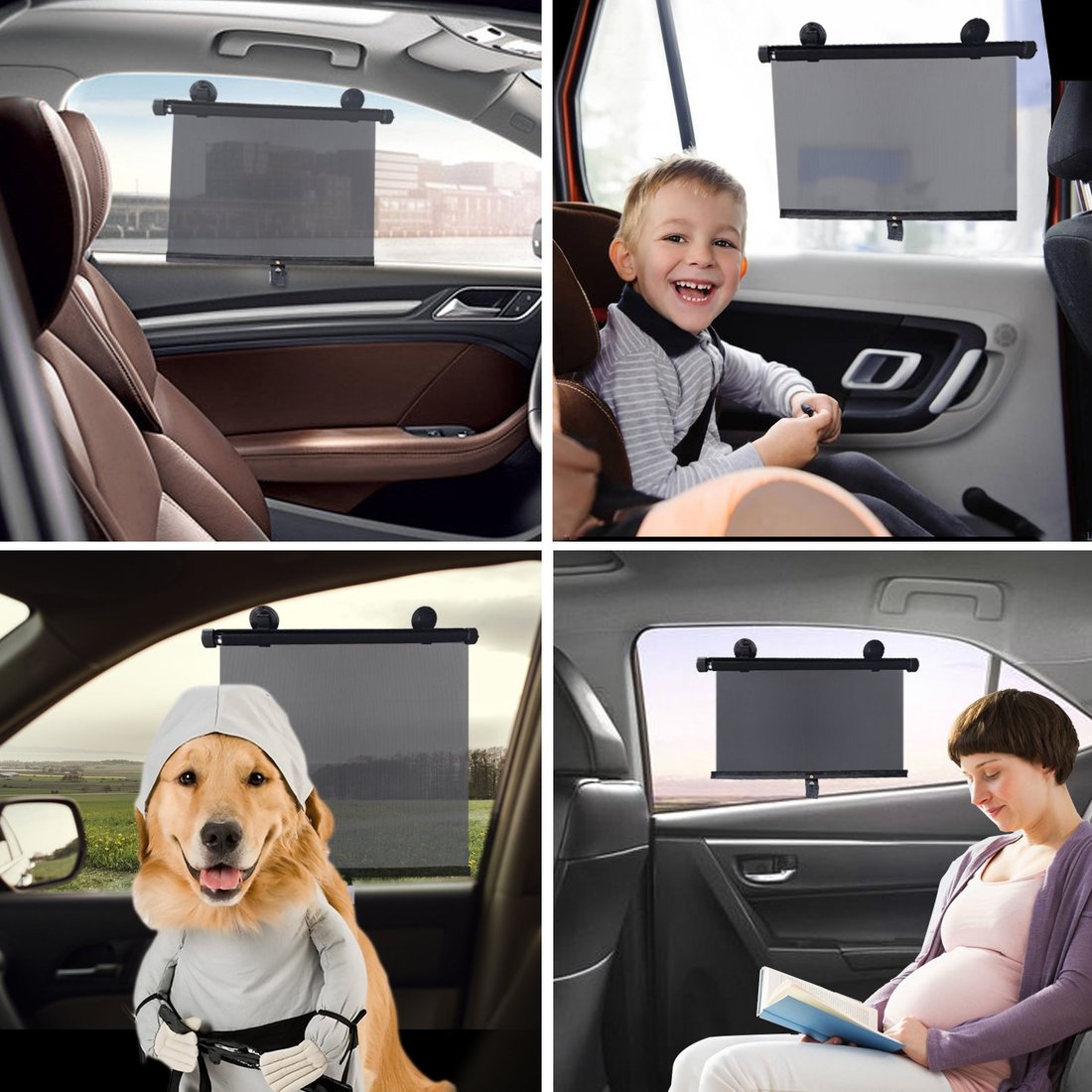 Last Day Promotion 49% OFF – Retractable Window Roller Sunshade For Truck/car/SUV/bedroom/kitchen/living room/office