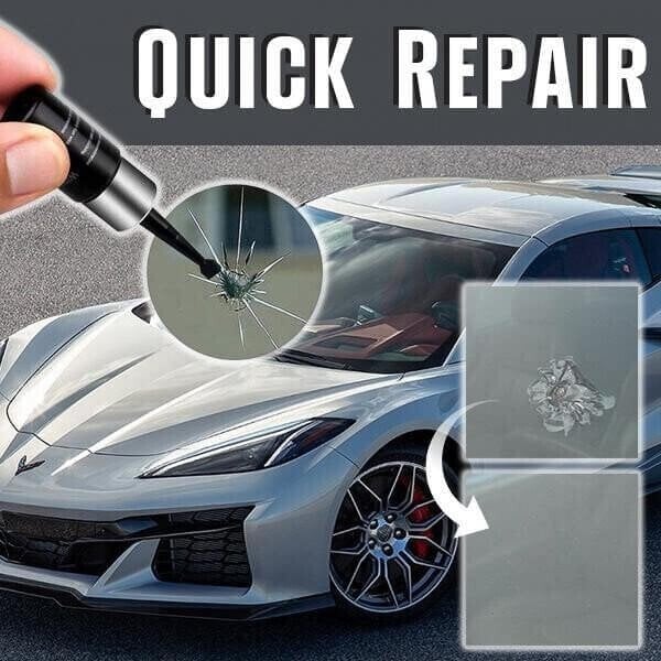 (Last Day Promotion 49% OFF) Cracks Gone Glass Repair Kit (New Formula), BUY 3 GET 4 FREE