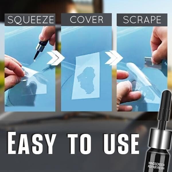 (Last Day Promotion 49% OFF) Cracks Gone Glass Repair Kit (New Formula), BUY 3 GET 4 FREE