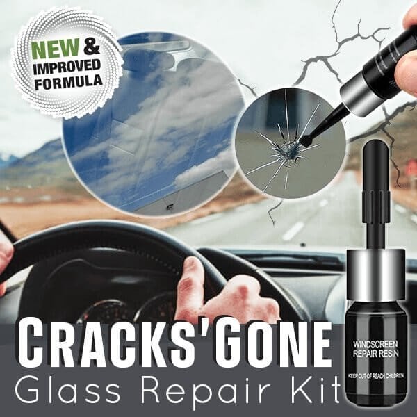 (Last Day Promotion 49% OFF) Cracks Gone Glass Repair Kit (New Formula), BUY 3 GET 4 FREE