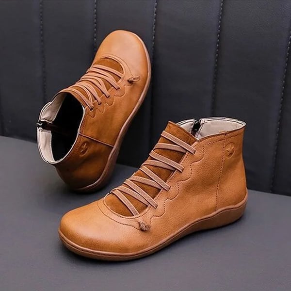 Last Day Promotion 50% OFF - Comfortable leather arch support boots