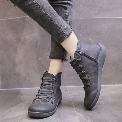 Last Day Promotion 50% OFF - Comfortable leather arch support boots