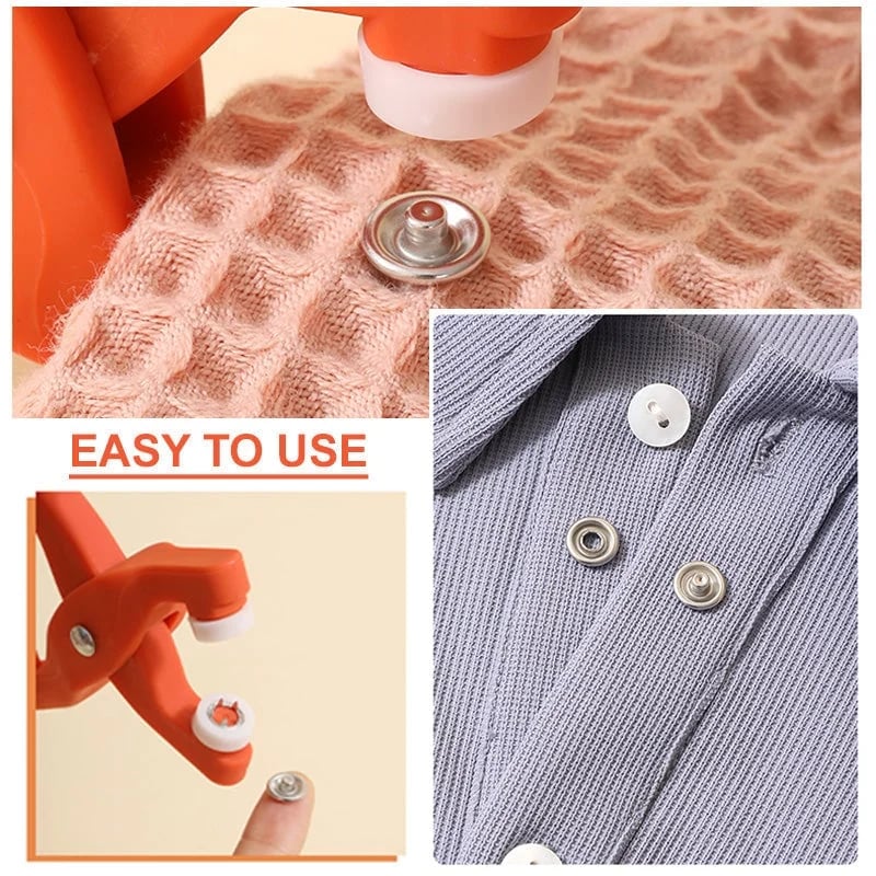 Last Day Promotion 50% OFF - Metal Snap Buttons with Fastener Pliers Tool Kit