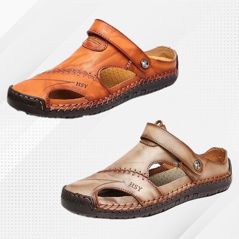 Last Day Promotion 50% OFF - Mutlon Leather Classic Sandals Slipper Outdoor