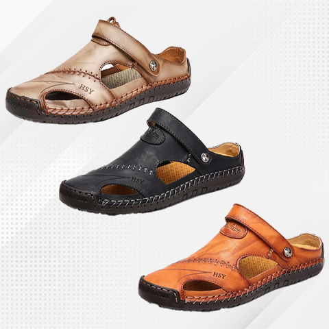 Last Day Promotion 50% OFF - Mutlon Leather Classic Sandals Slipper Outdoor