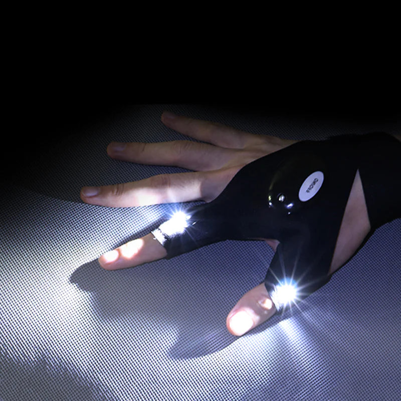 LED Flashlight Waterproof Gloves