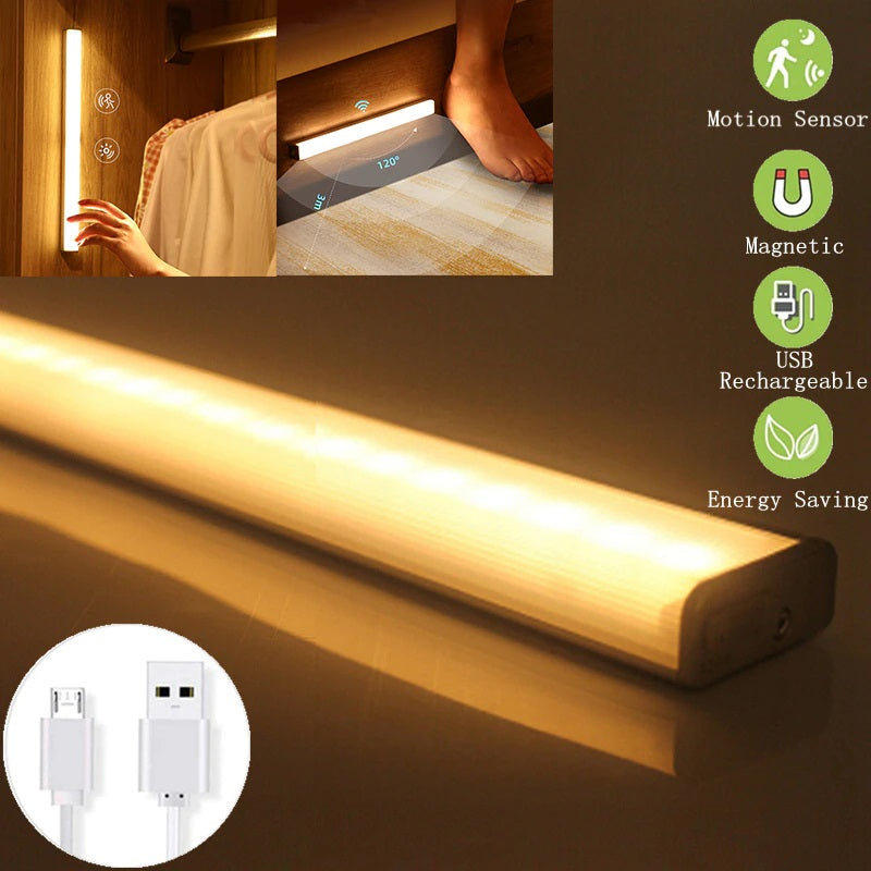 LED Night Light Motion Sensor  USB Rechargeable