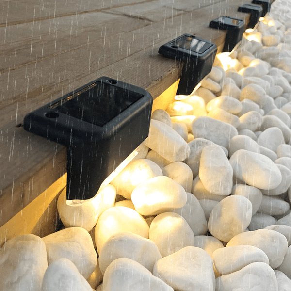 LED Solar Lamp Path Staircase Outdoor Waterproof Wall Light - BUY MORE SAVE MORE