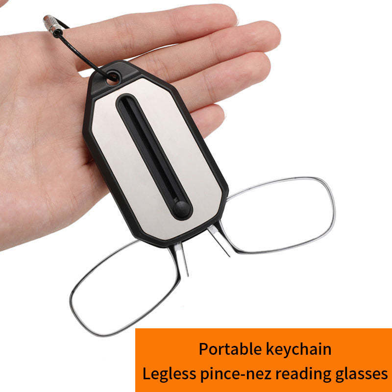 Legless Nose Clip Presbyopic Glasses Mini Portable