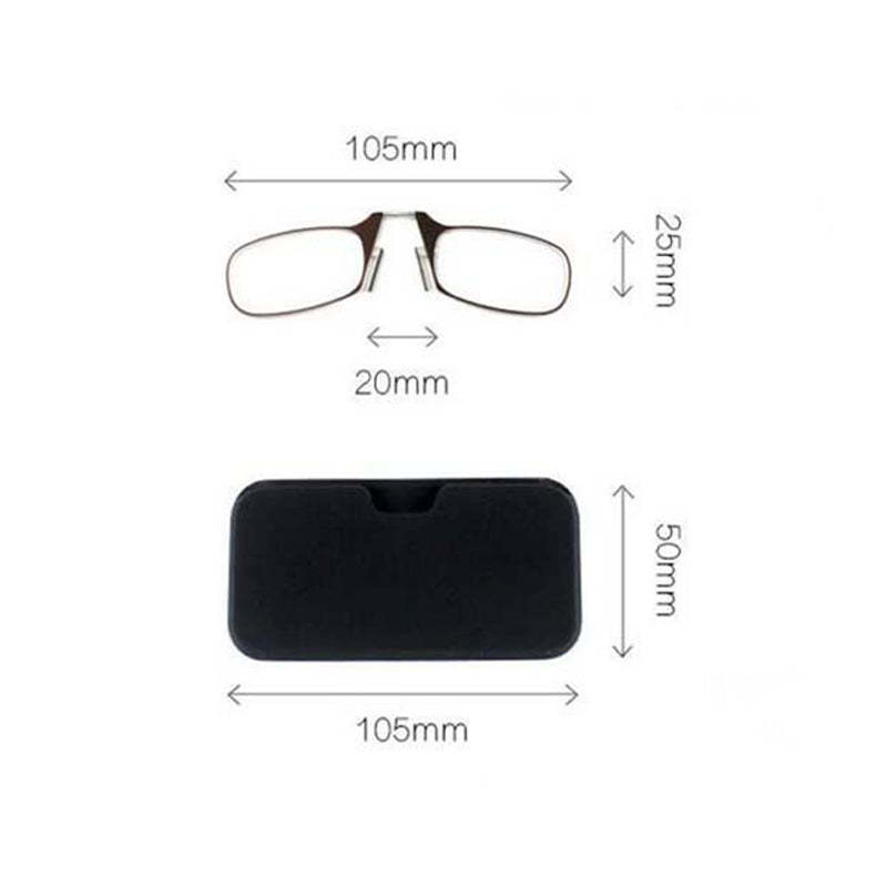 vincaca Legless Nose Clip Presbyopic Glasses Mini Portable