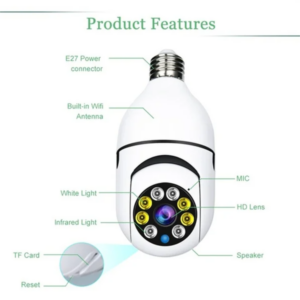 Limited Time Sale 48% OFF – Wireless Wifi Light Bulb Camera Security Camera