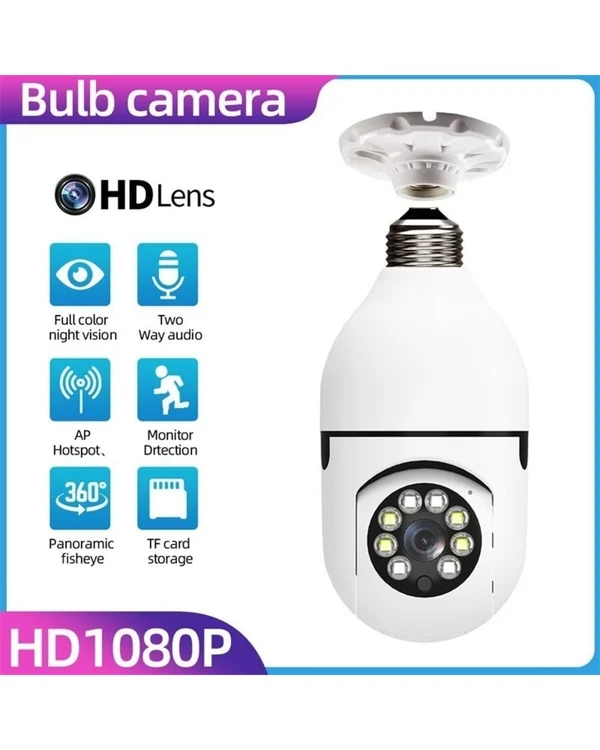 Limited Time Sale 48% OFF - Wireless Wifi Light Bulb Camera Security Camera