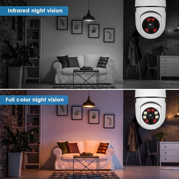 Limited Time Sale 48% OFF - Wireless Wifi Light Bulb Camera Security Camera