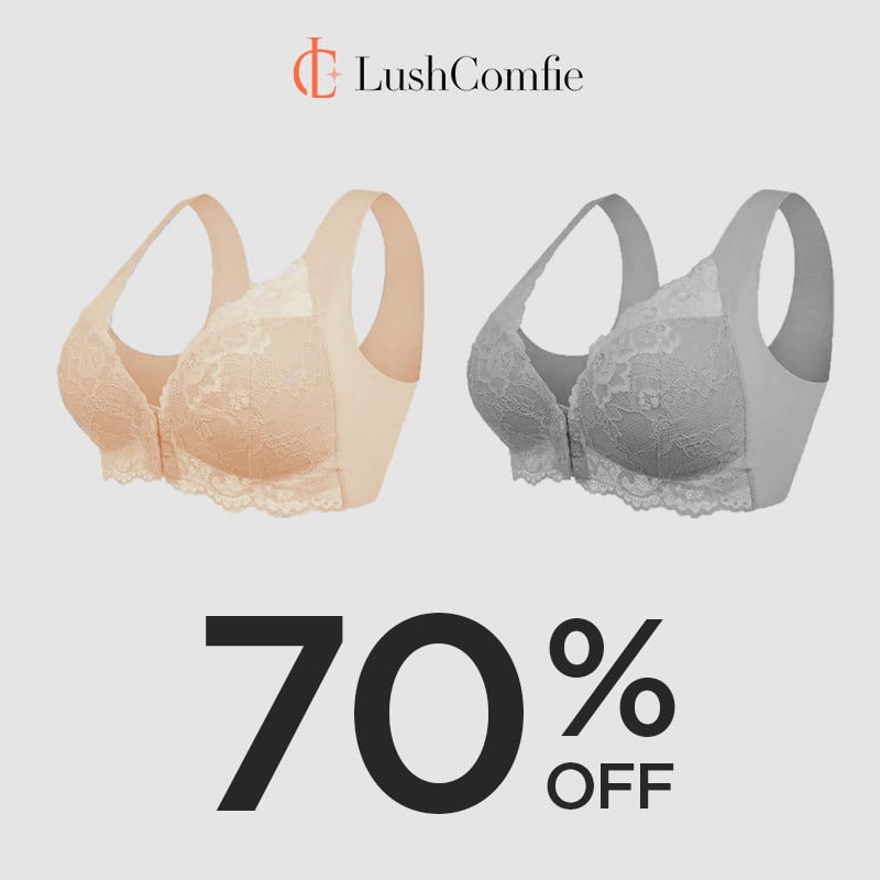 LushComfie - Front Closure 5D Beauty Back Comfy Bra