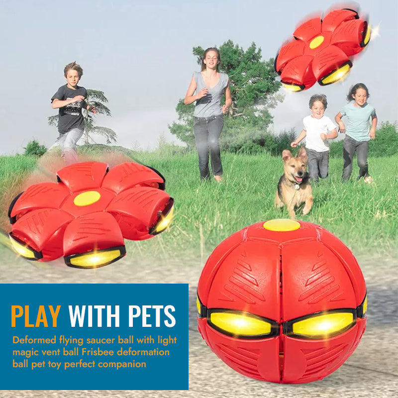 MOLUNY - Pet Toy Flying Saucer Ball