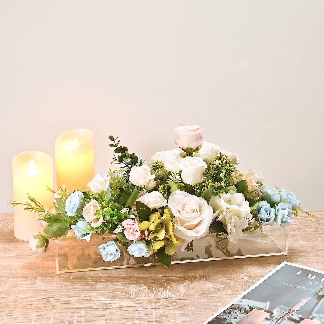 Mother's Day Gift - Clear Acrylic Flower Vase