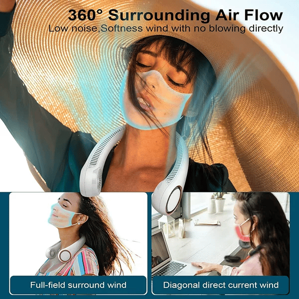 (Mother's Day Pre Now-50% Off) - 2023 New Portable Neck Fan