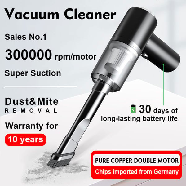 the paramour Mother's Day Promotion 49% 0ff-Wireless Handheld Car Vacuum Cleaner