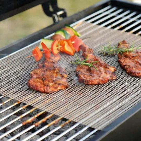 Non-stick BBQ Grill Mesh Mat – 50% OFF TODAY