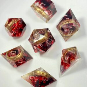 One Ring LotR Polyhedral Dice Set