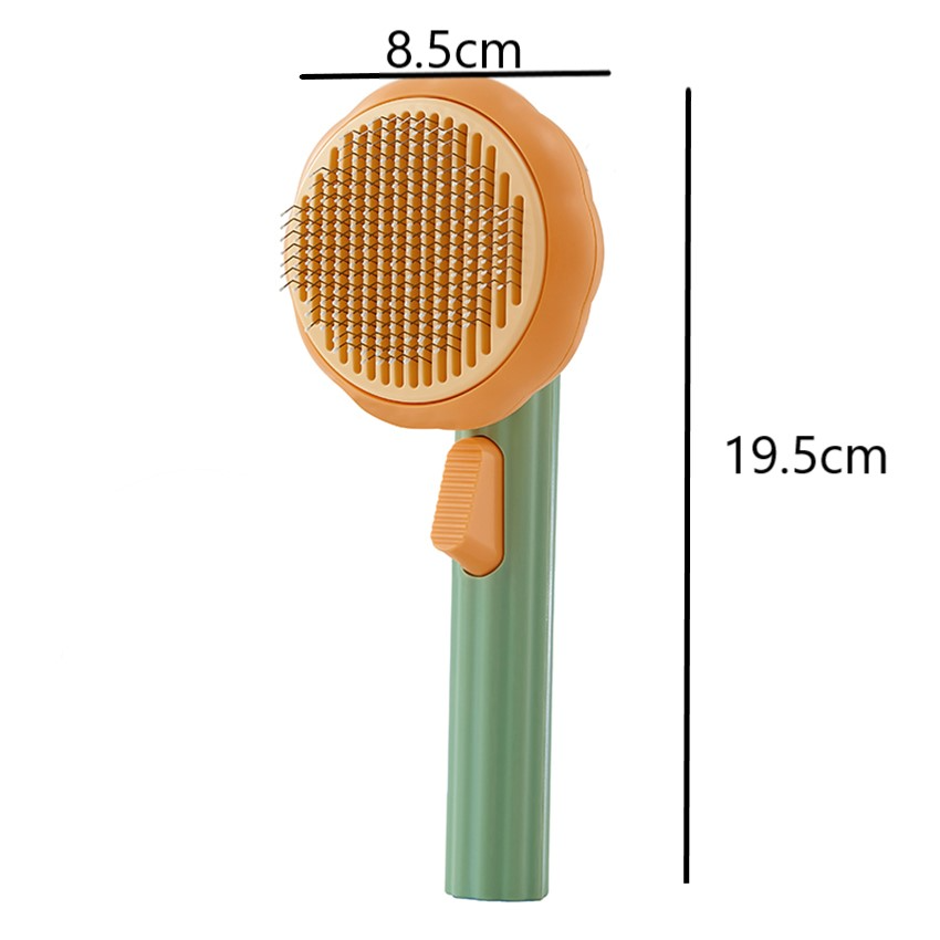 Pet pumpkin brush