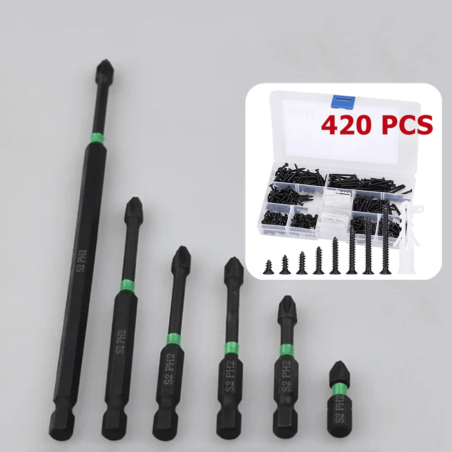 PH2 Magnetic Screwdriver Bit Set - Drilling work no longer be complicated