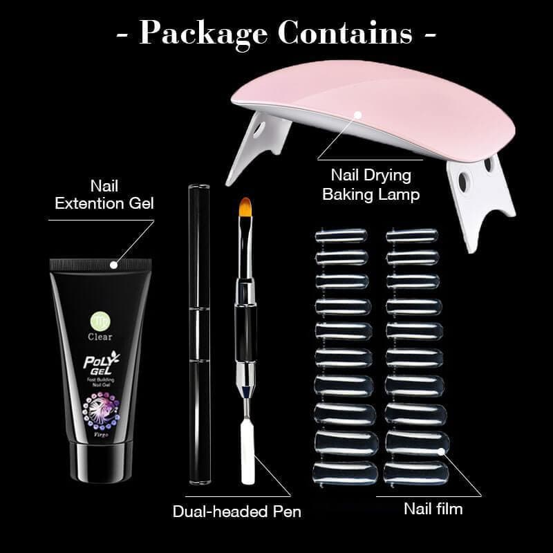 Poly Nail Extention Gel Kit