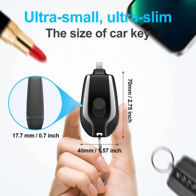 PortGad Keychain Charger Power Bank