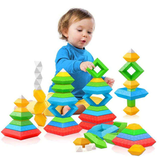 multon Pyramids Stacking Blocks