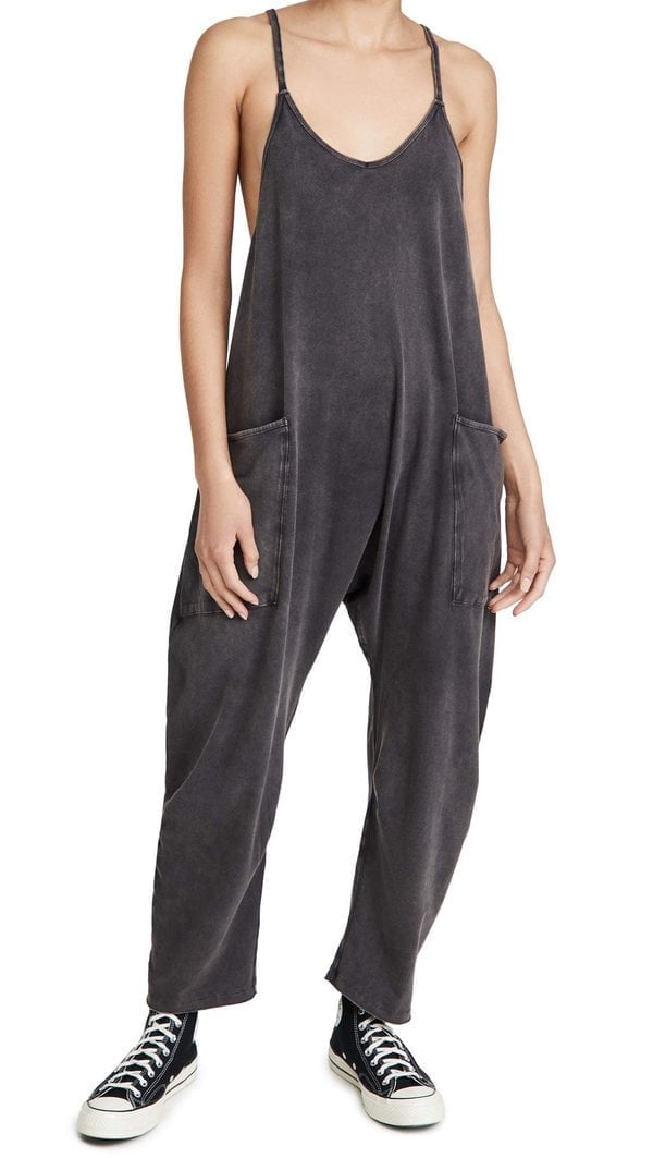 Sale 70% OFF - Wide Leg Jumpsuit with Pockets