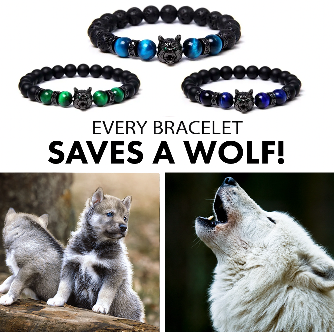 "Save a Wolf" Bracelet