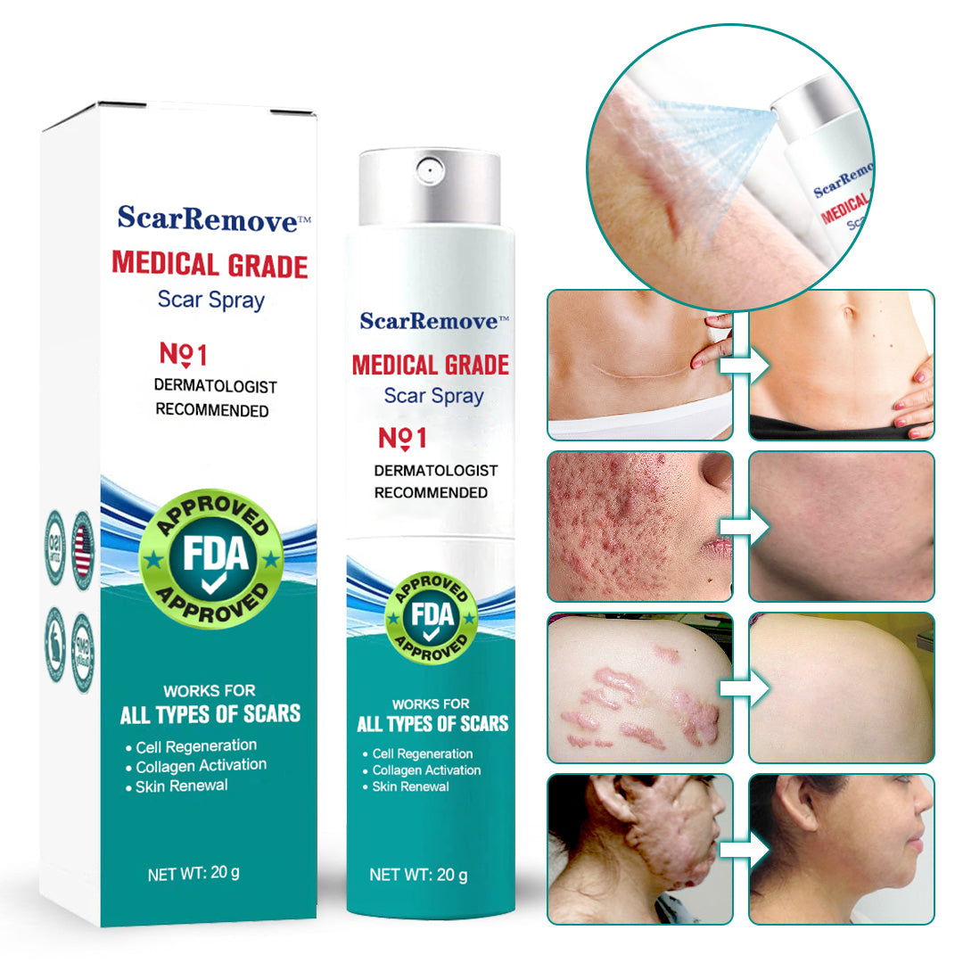 ScarRemove Advanced Scar Spray For All Types of Scars – Especially Acne Scars, Surgical Scars and Stretch Marks